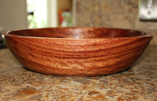 Bowl in Philippine Mahogany