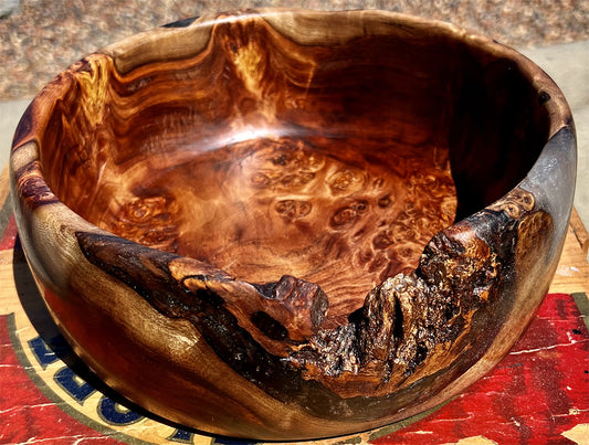 Epoxy Burl Bowl