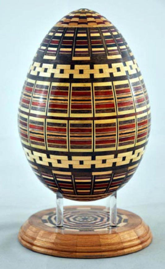 Segmented Wood Egg