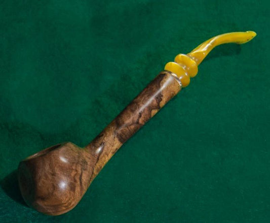 Claro Walnut Burl Pipe