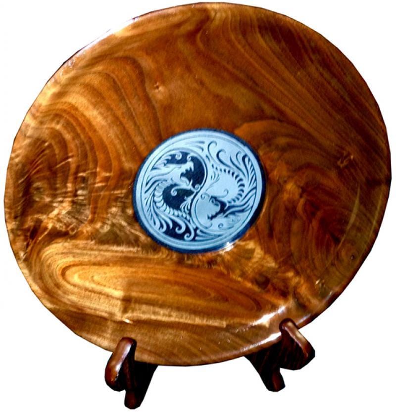 Walnut Crotchwood Platter