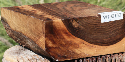 Extra Fancy English Walnut Live Edge Bowl Blank