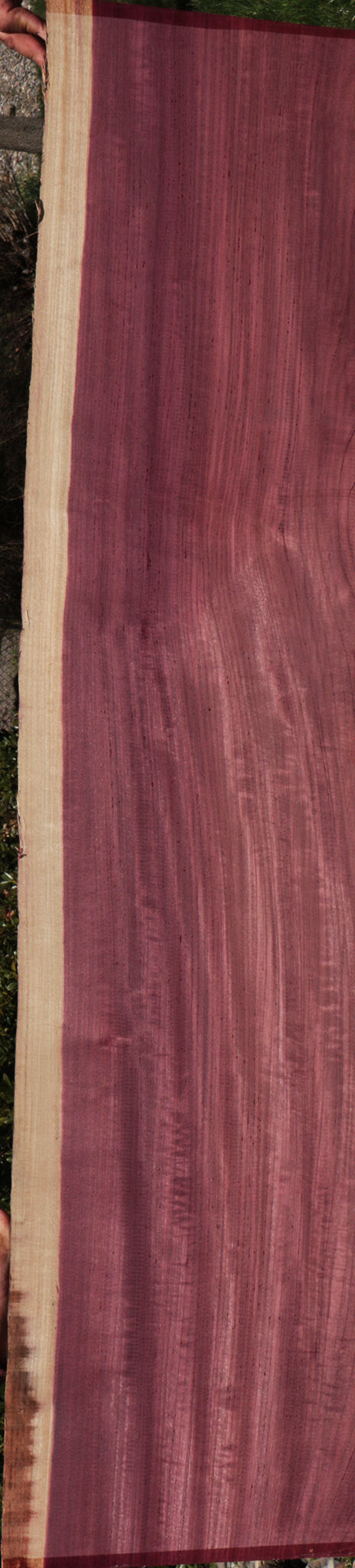 Figured Purpleheart Live Edge Lumber