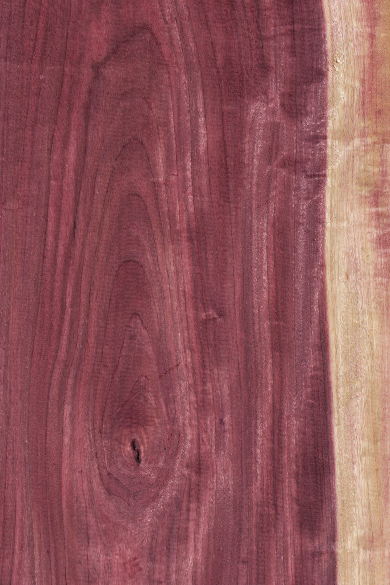 Figured Purpleheart Live Edge Lumber