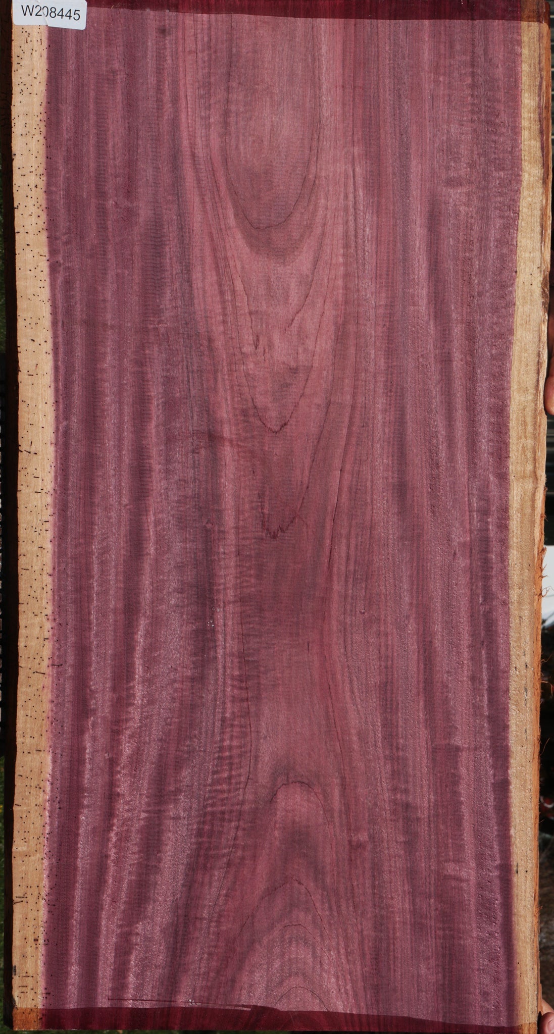 Figured Purpleheart Live Edge Lumber