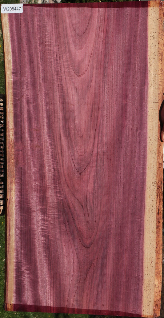 Figured Purpleheart Live Edge Lumber