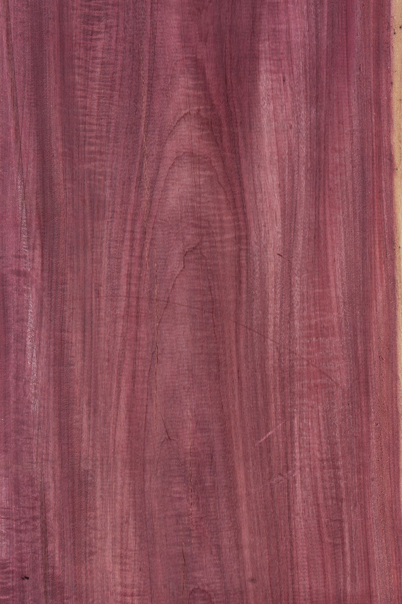 Figured Purpleheart Live Edge Lumber