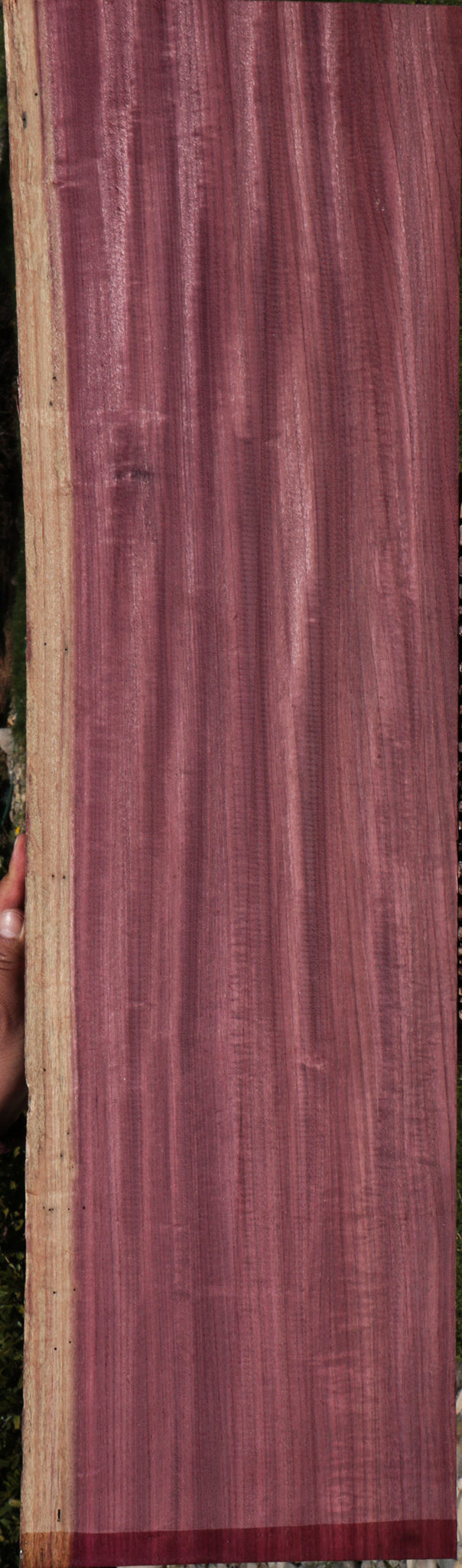 Figured Purpleheart Live Edge Lumber