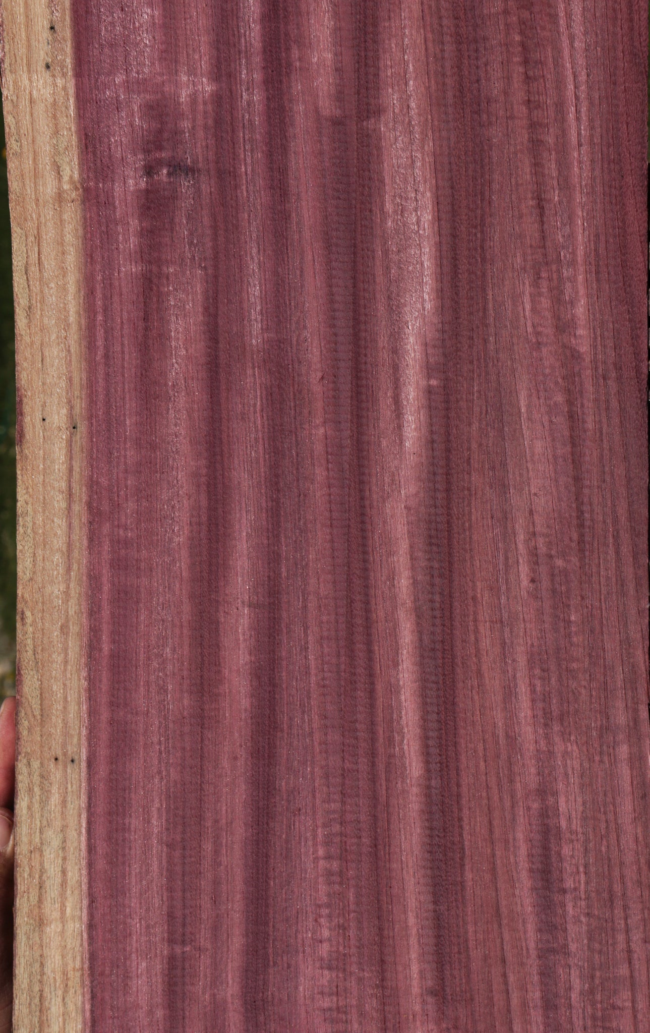 Figured Purpleheart Live Edge Lumber