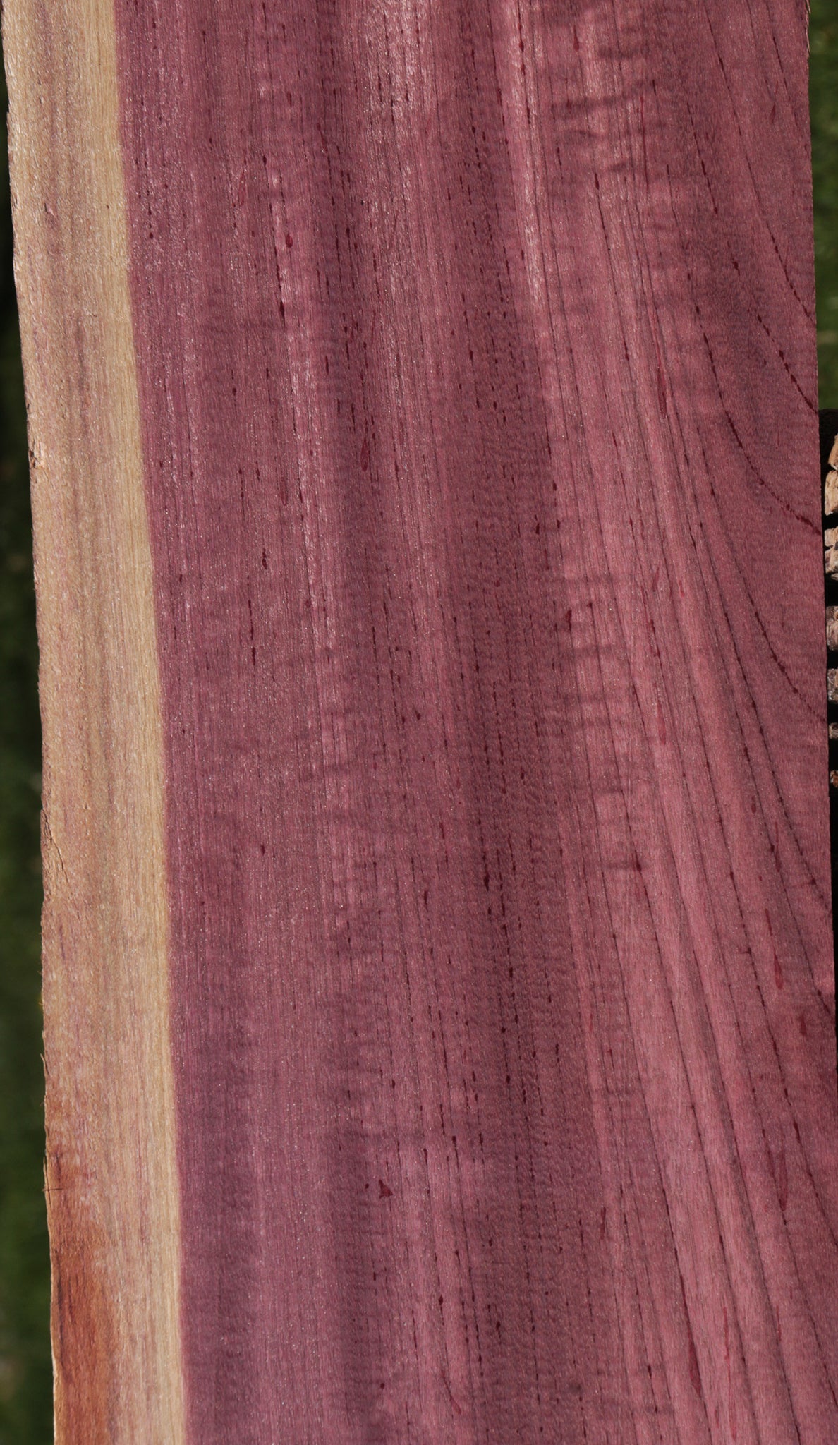 Figured Purpleheart Live Edge Lumber