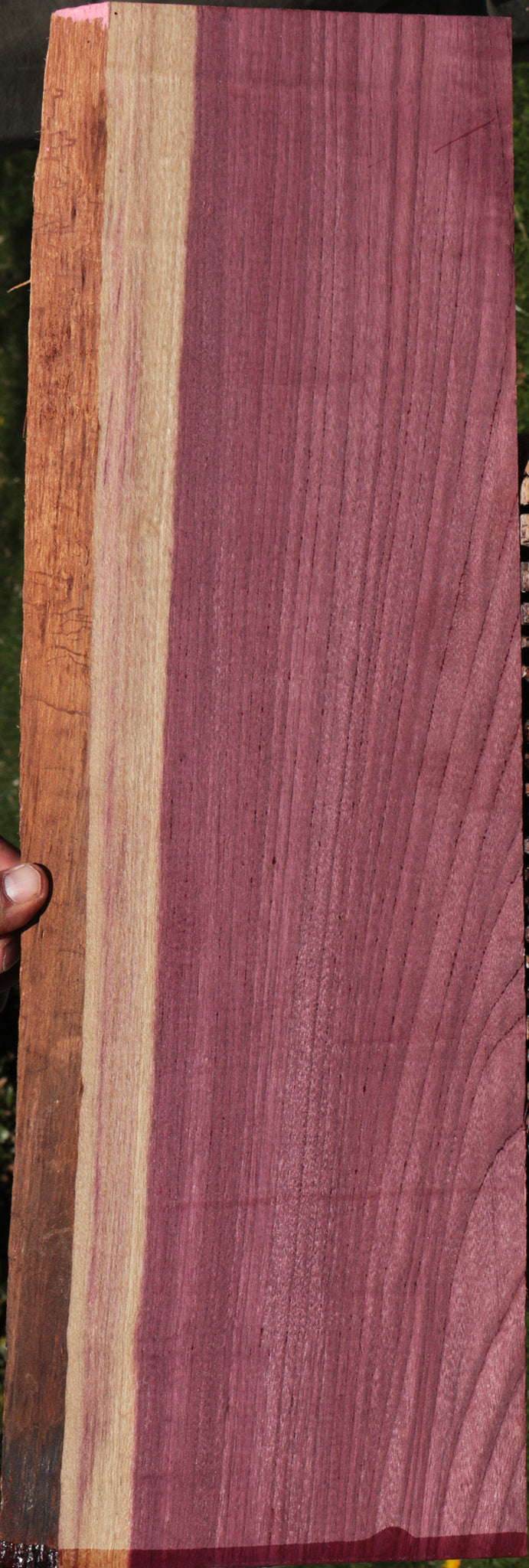 Figured Purpleheart Live Edge Lumber