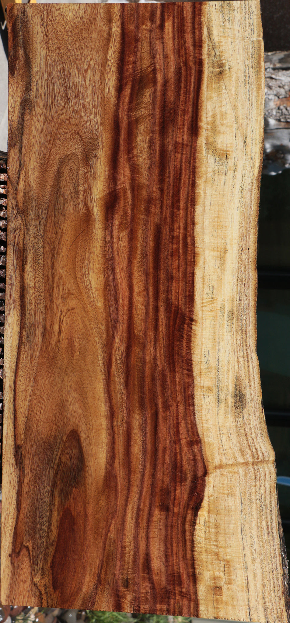 Extra Fancy East Indian Rosewood Live Edge Lumber