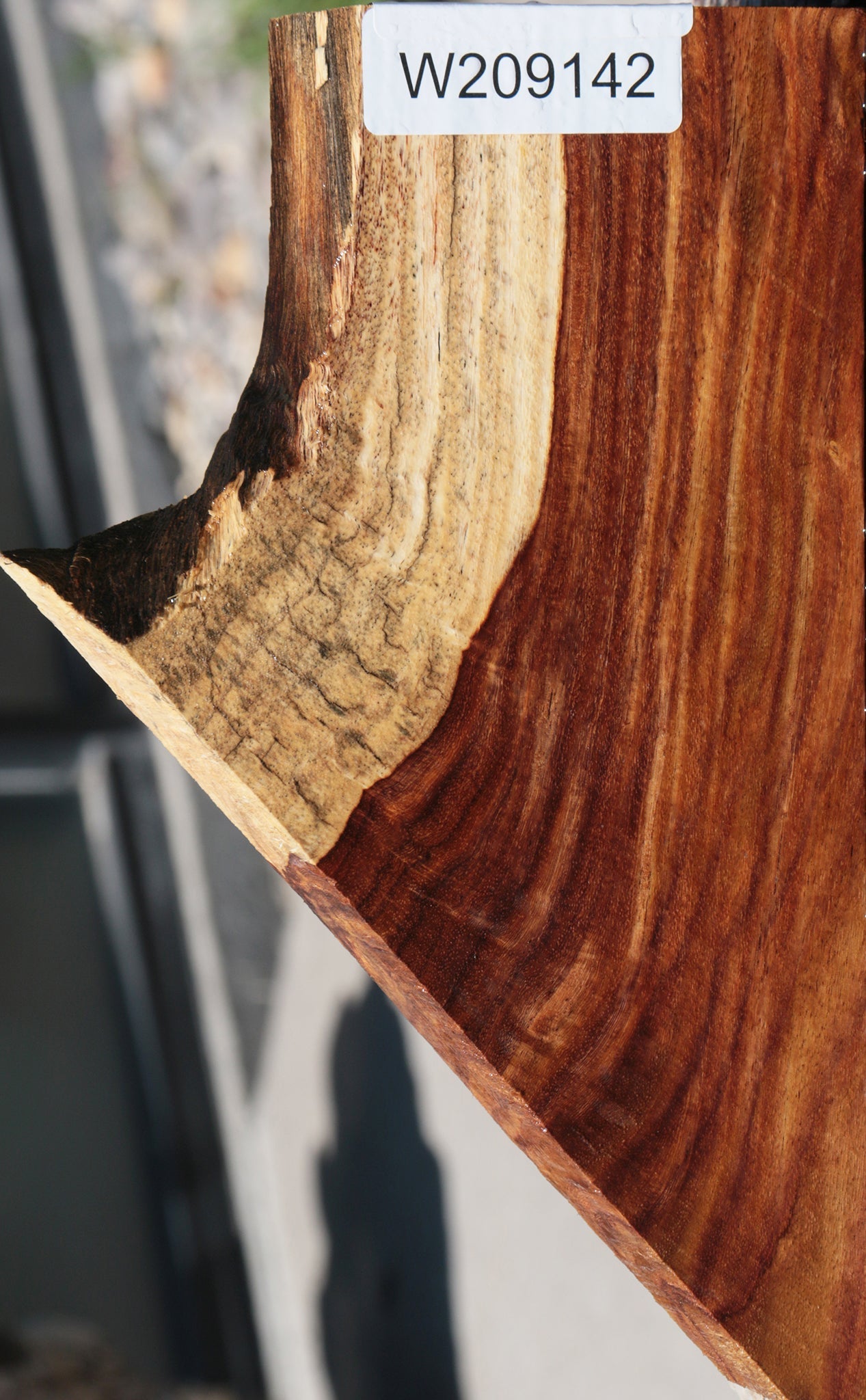 Extra Fancy East Indian Rosewood Live Edge Lumber