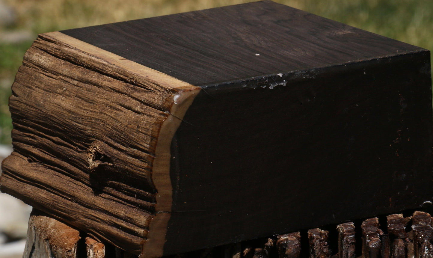 African Blackwood Live Edge Bowl Blank