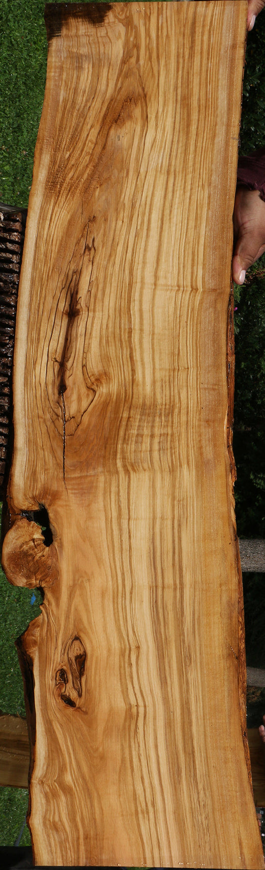 Rustic Italian Olive Live Edge Lumber