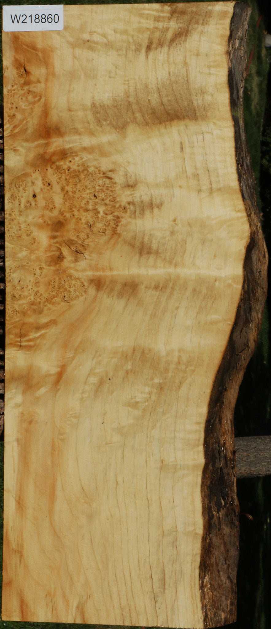 Figured Box Elder Burl Live Edge Lumber