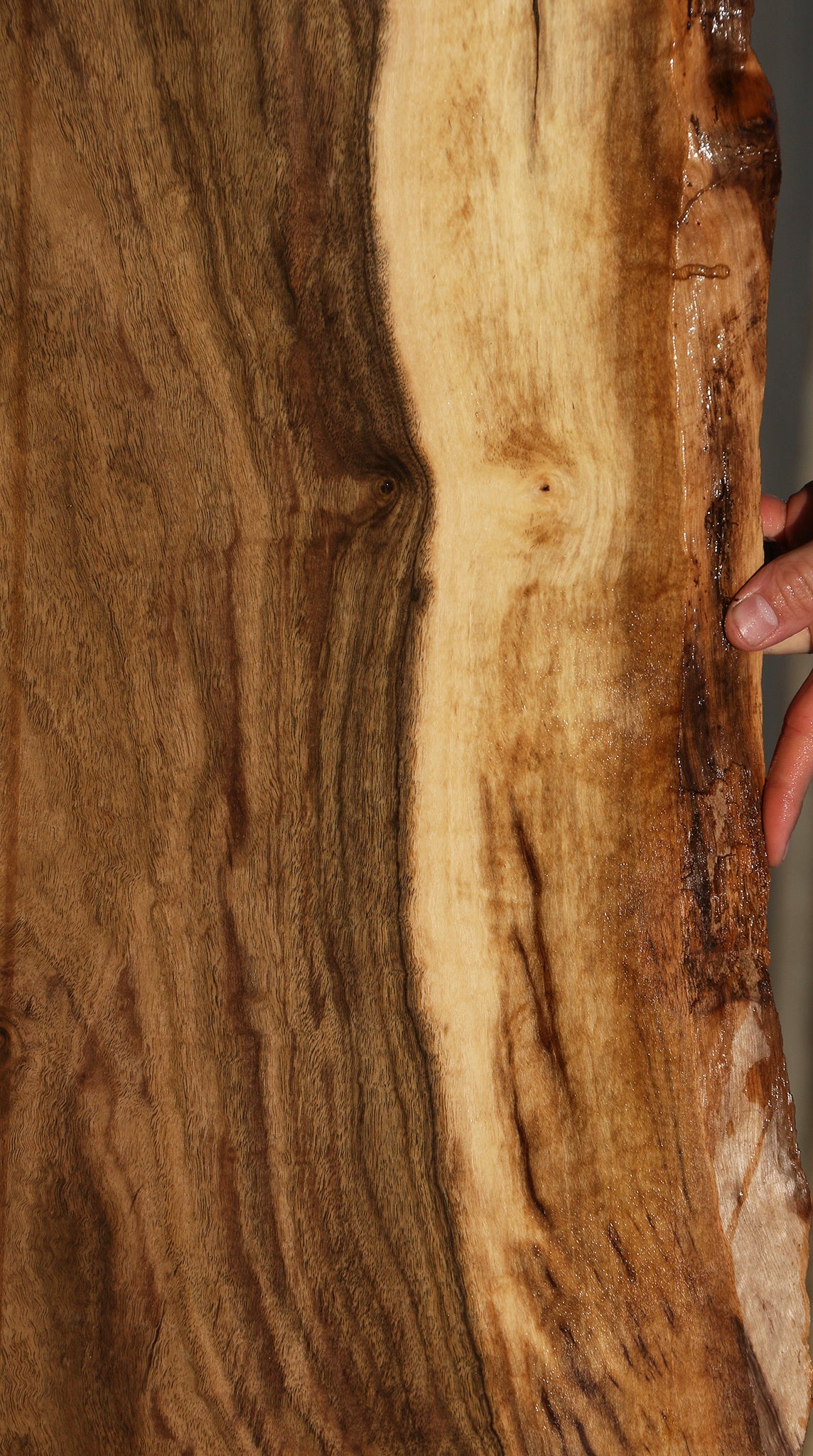 Figured Claro Walnut Live Edge Lumber