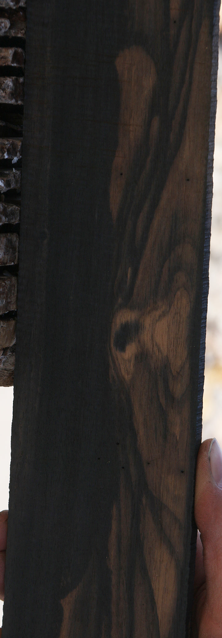 Figured Gabon Ebony Micro Lumber