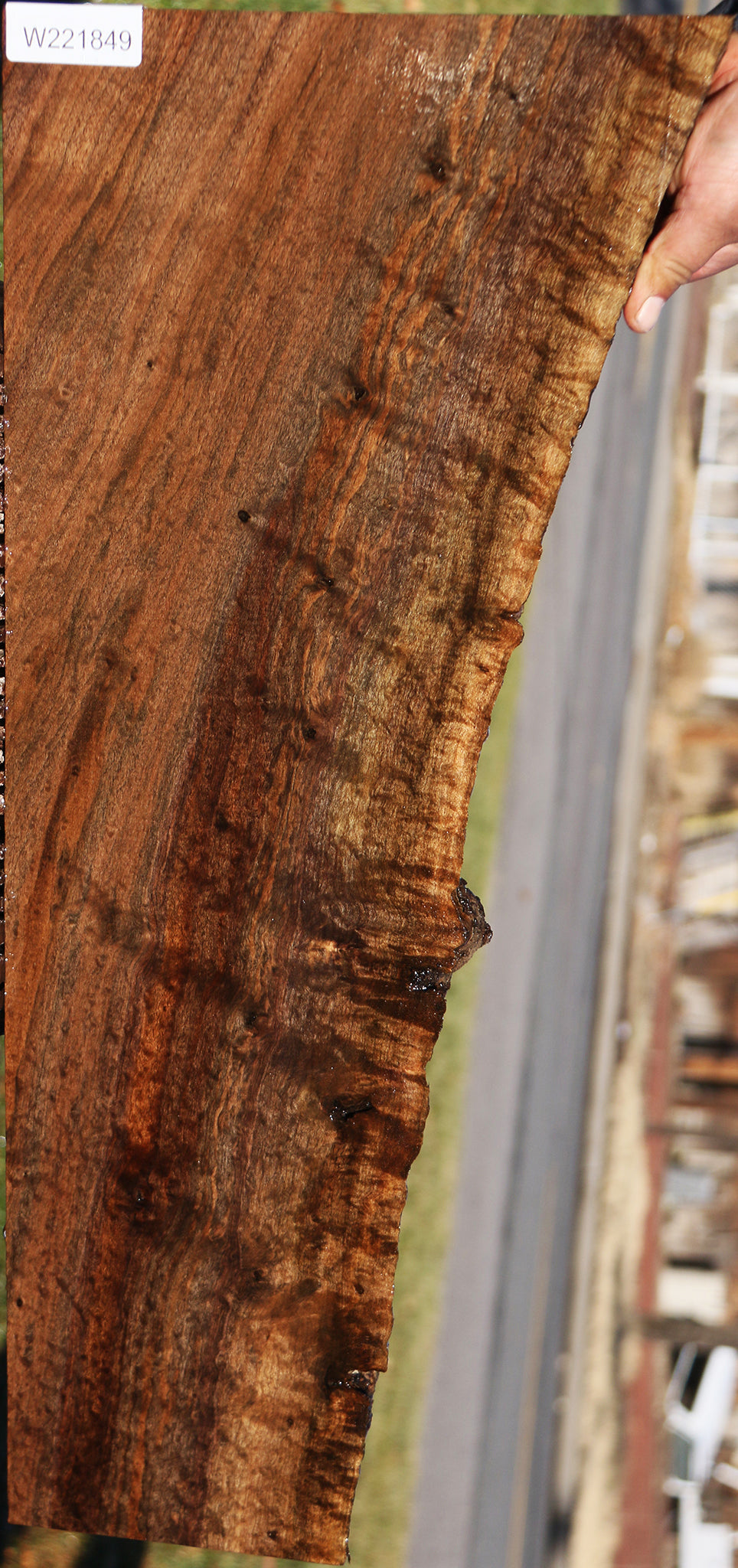 Extra Fancy Quilted Claro Walnut Live Edge Lumber