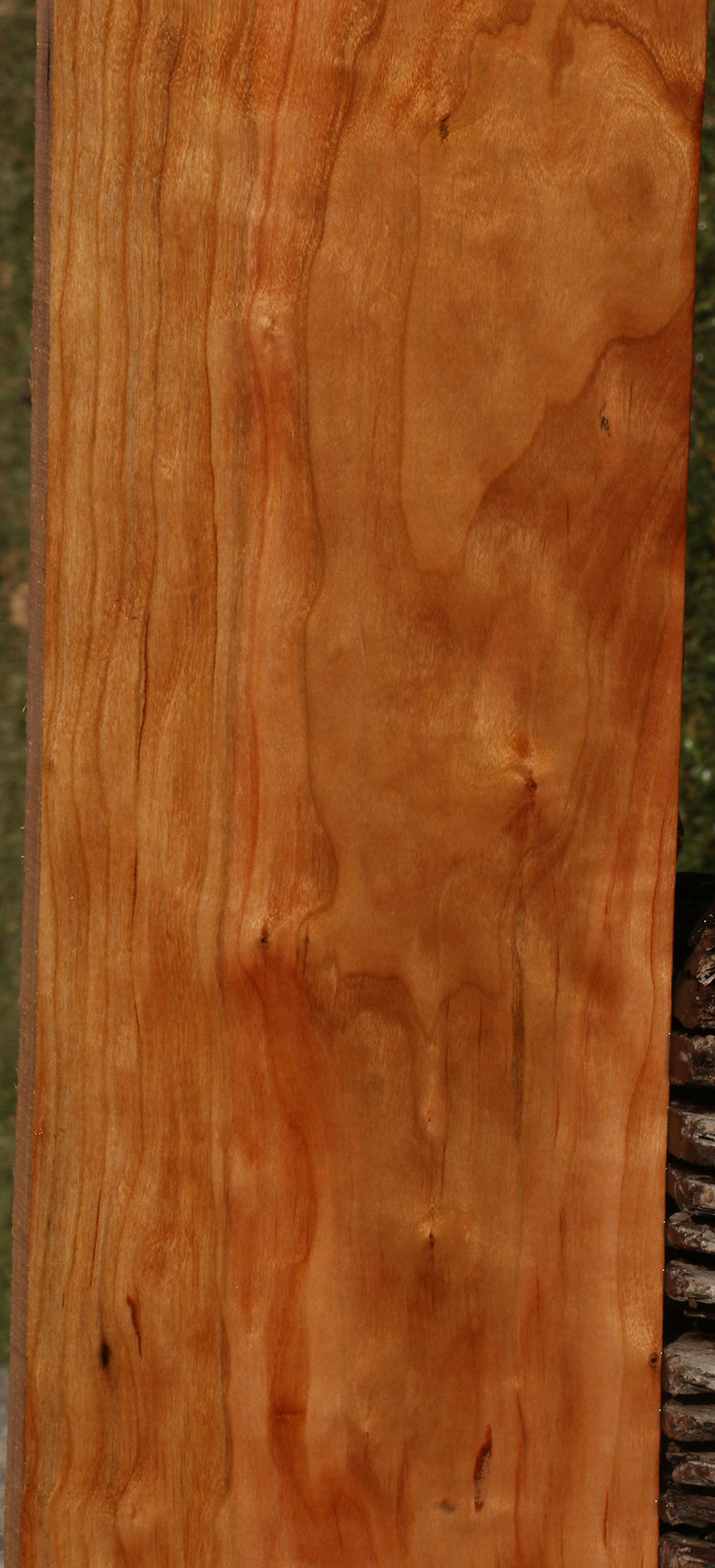 Extra Fancy Curly Cherry Lumber