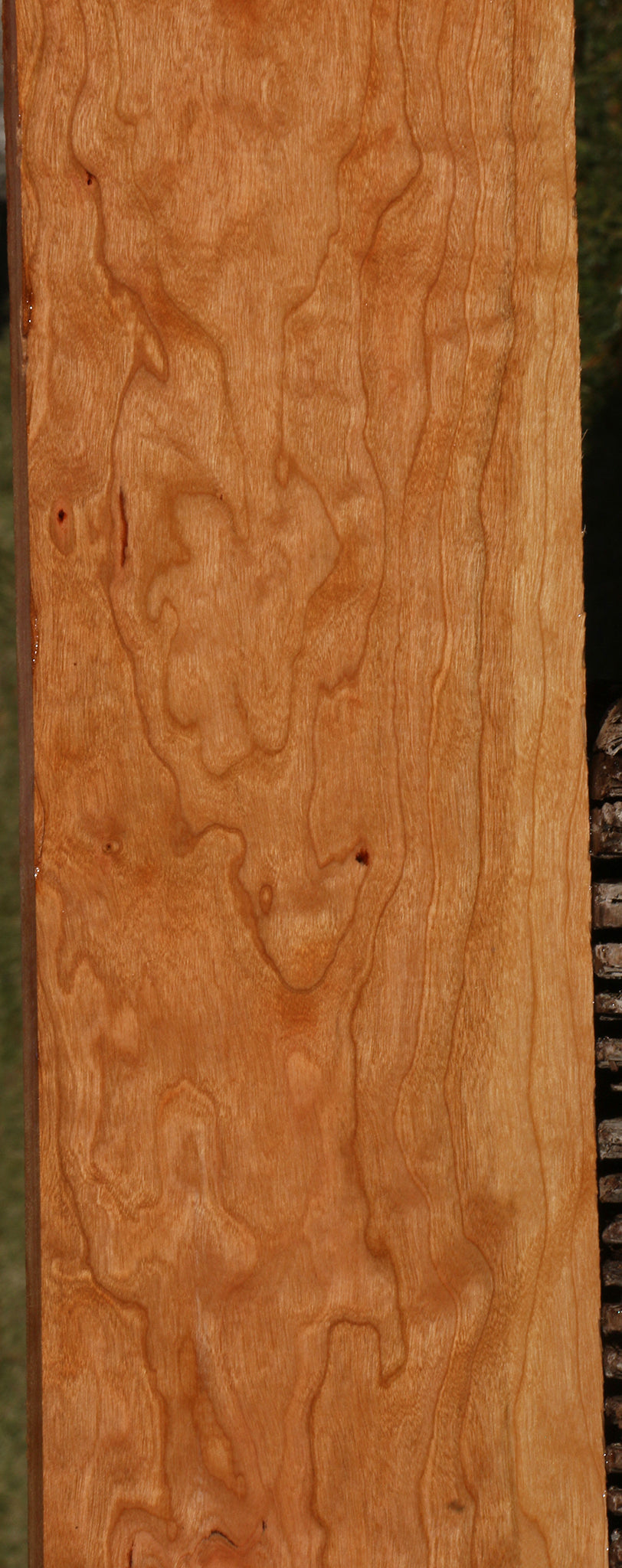 Extra Fancy Curly Cherry Lumber