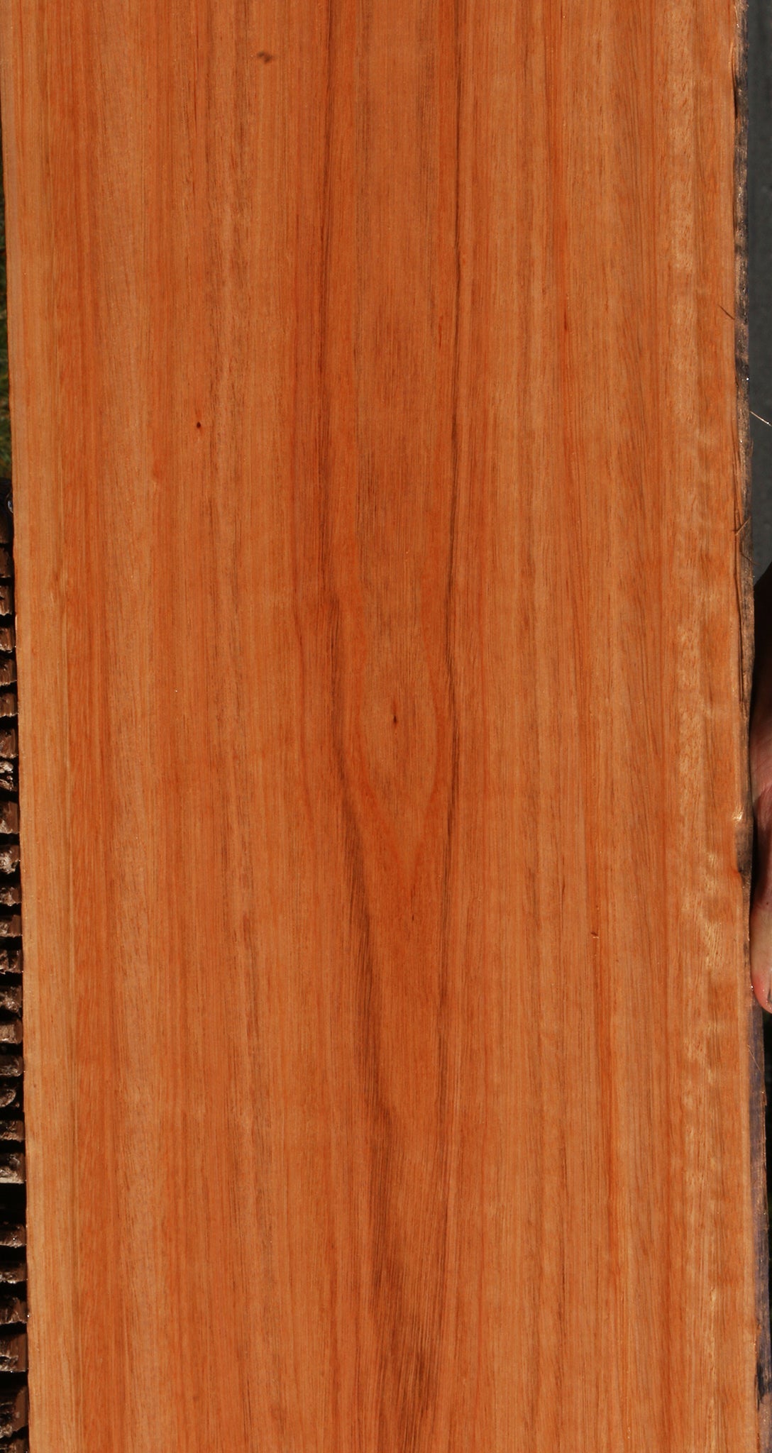 Figured Red Grandis Lumber