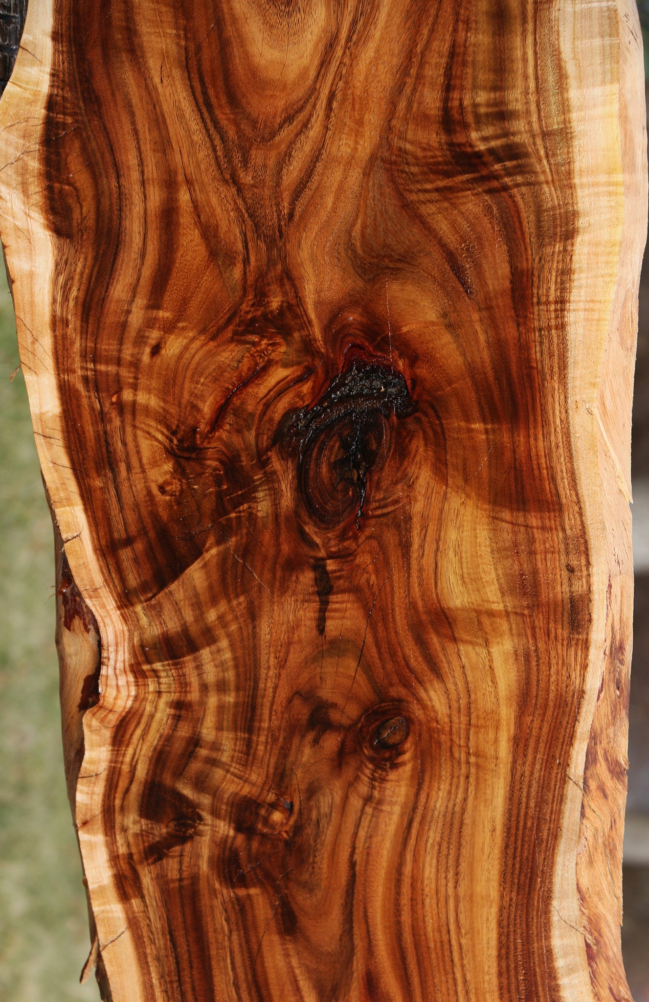 Extra Fancy Rustic East Indian Rosewood Live Edge Lumber