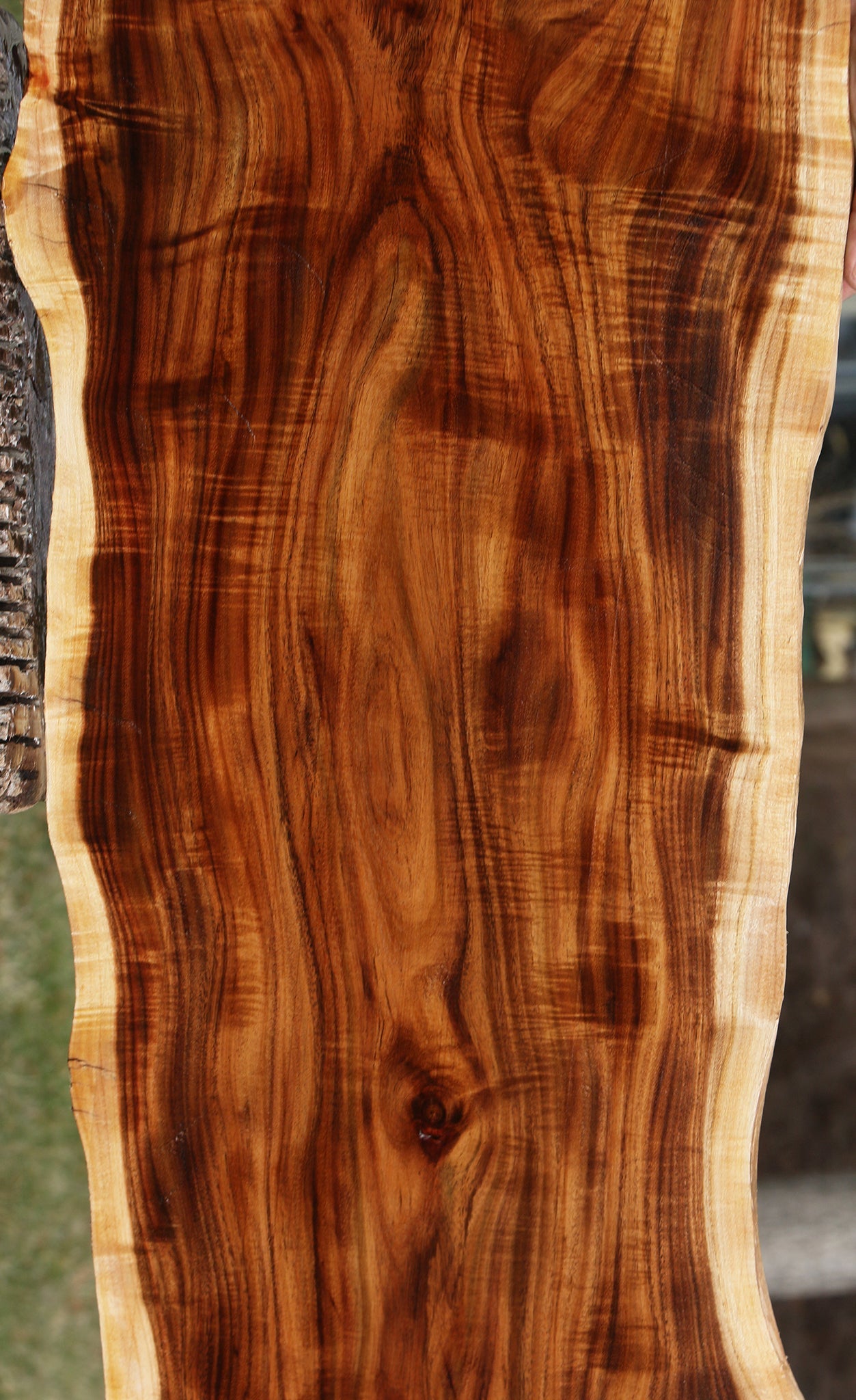 Extra Fancy Rustic East Indian Rosewood Live Edge Lumber