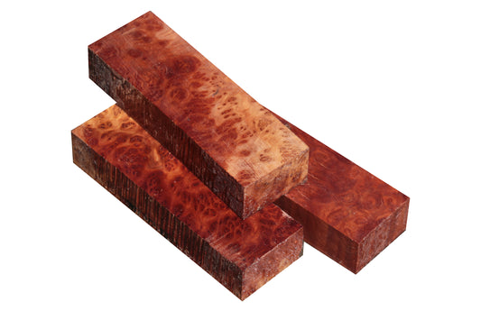 Red River Gum Burl Craft/Knife Blank (5-1/8" x 1-5/8" x 7/8")